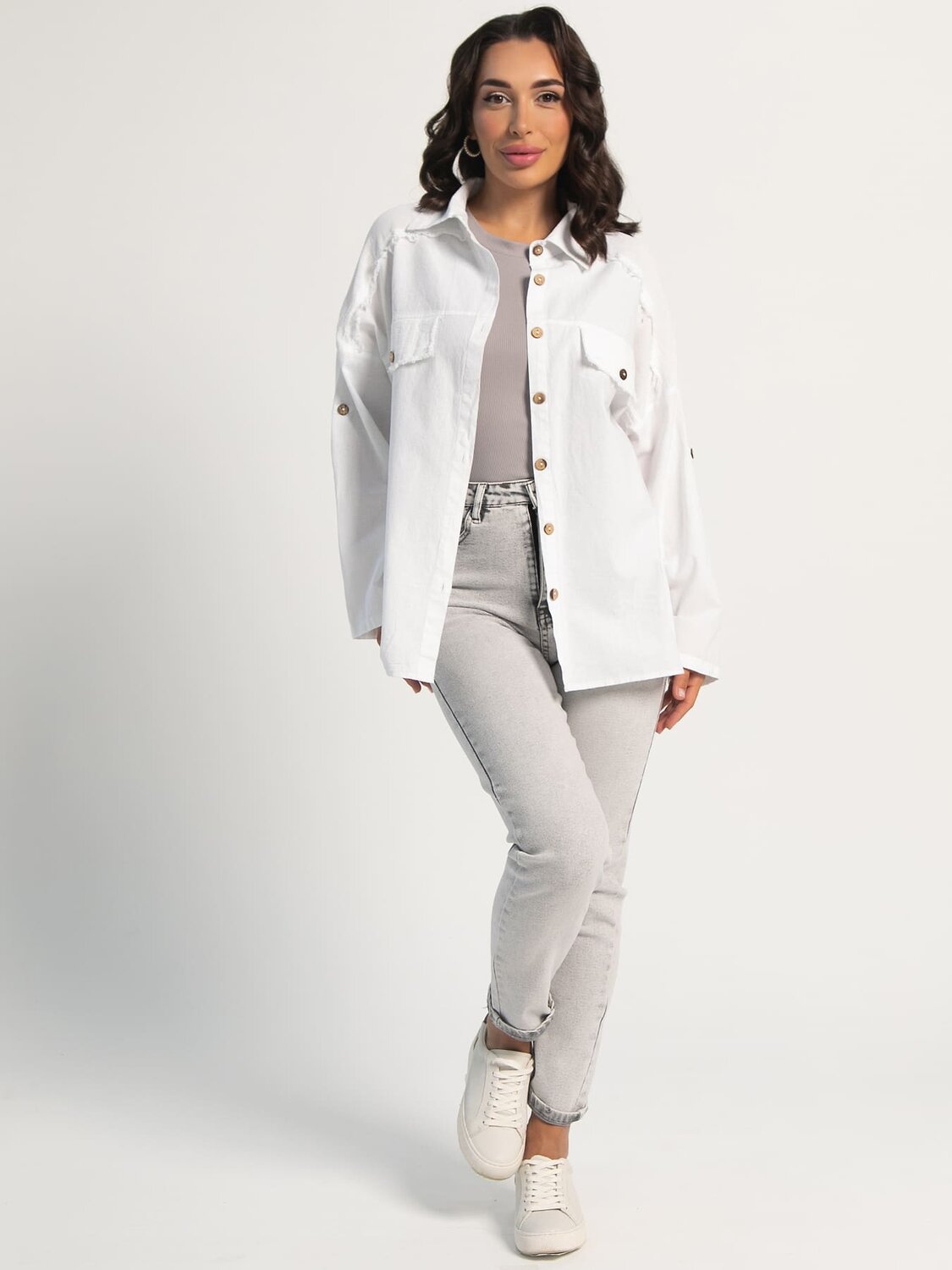 LT Collection Рубашка 598735 Б16049-4М Белый