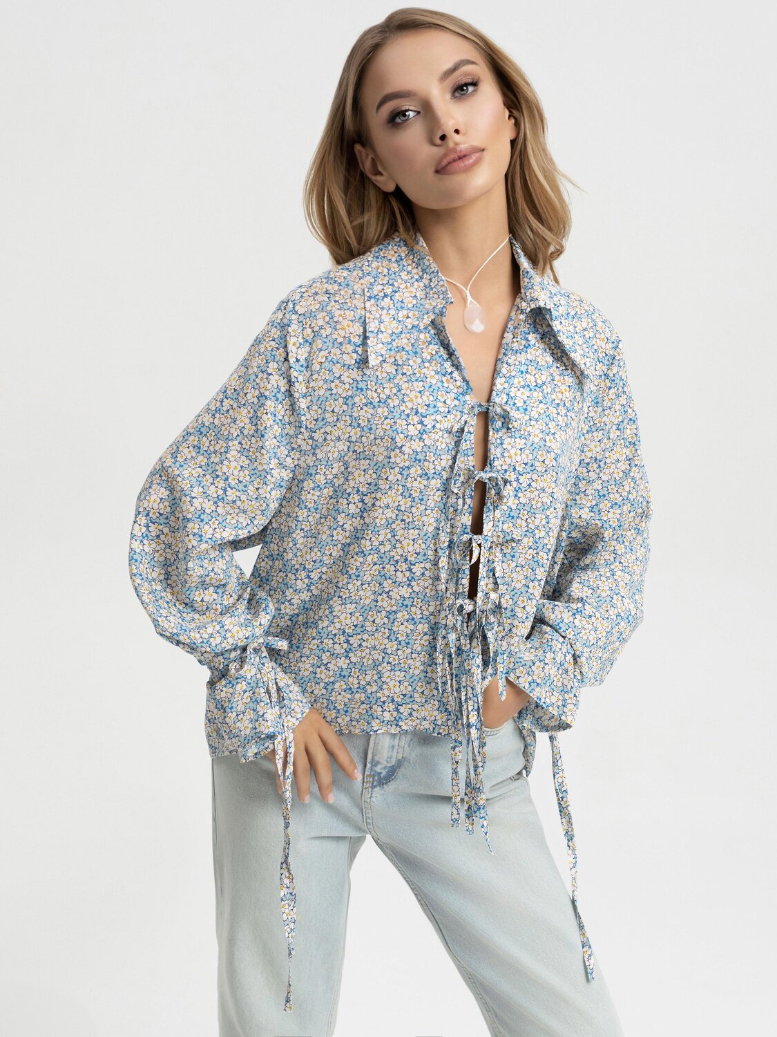 CHARUTTI Блуза 598758 13044 Голубой