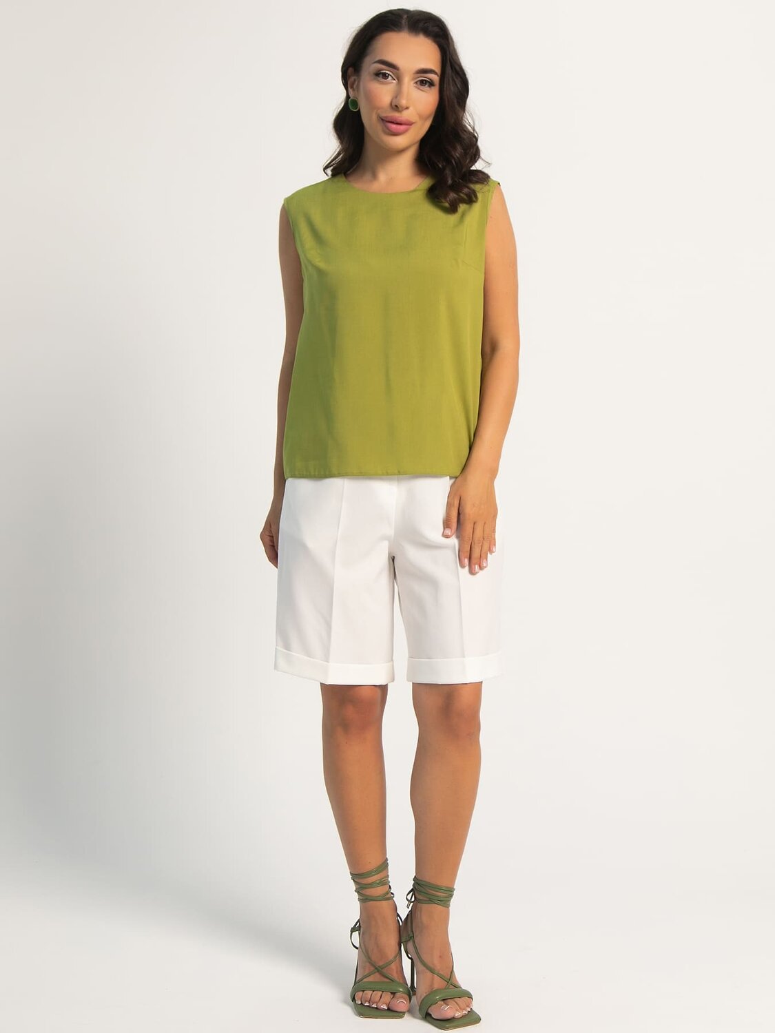 LT Collection Блуза 598788 Б16063-25М Оливковый