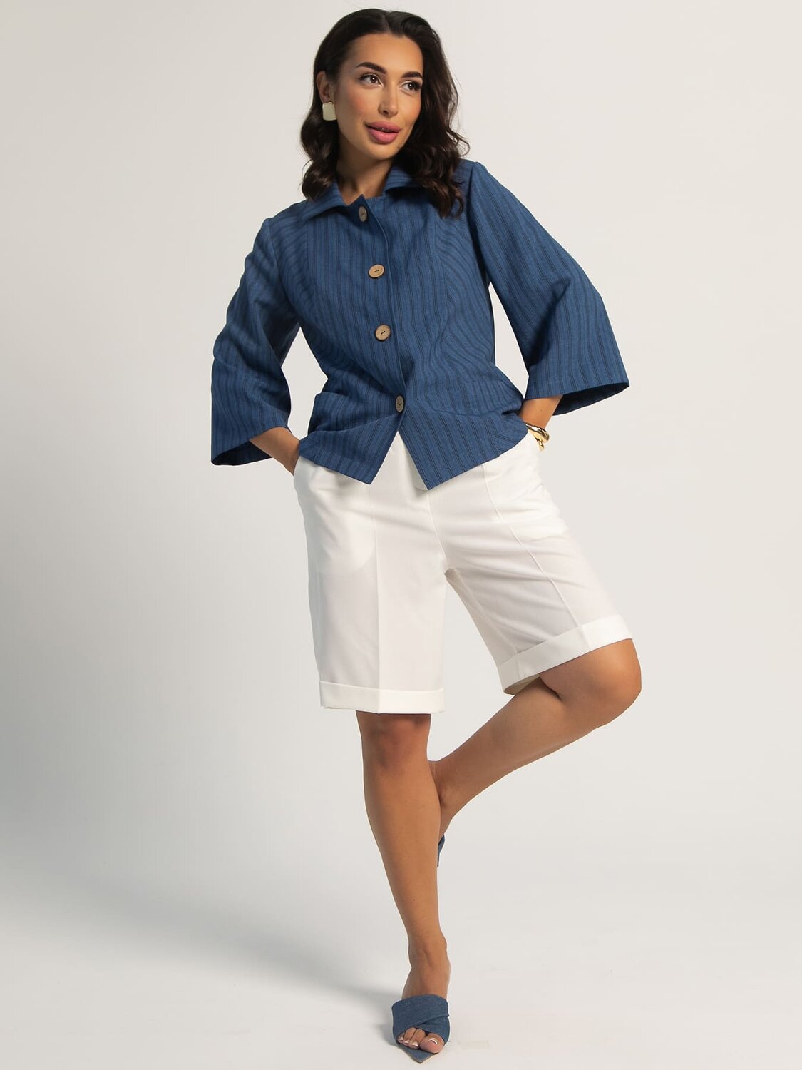 LT Collection Жакет 598790 Б16078-19М Синий