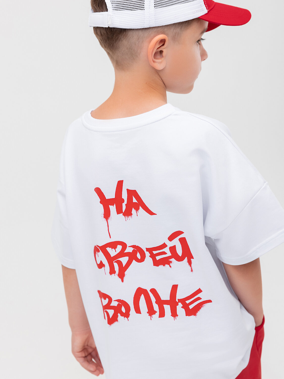 Bodo Футболка 598924 4-348MU белый (красный)