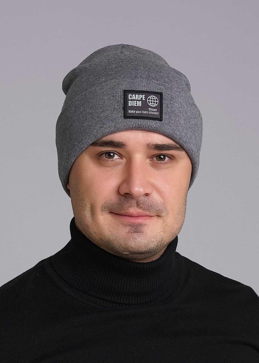 CLEVER Шапка 599058 433903вн серый