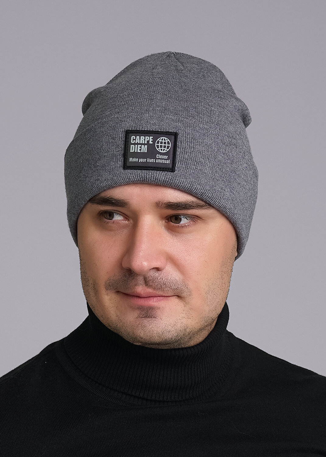 CLEVER Шапка 599058 433903вн серый