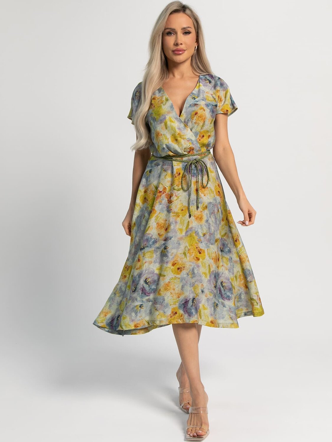 LT Collection Платье 599180 П15966-10М Желтый