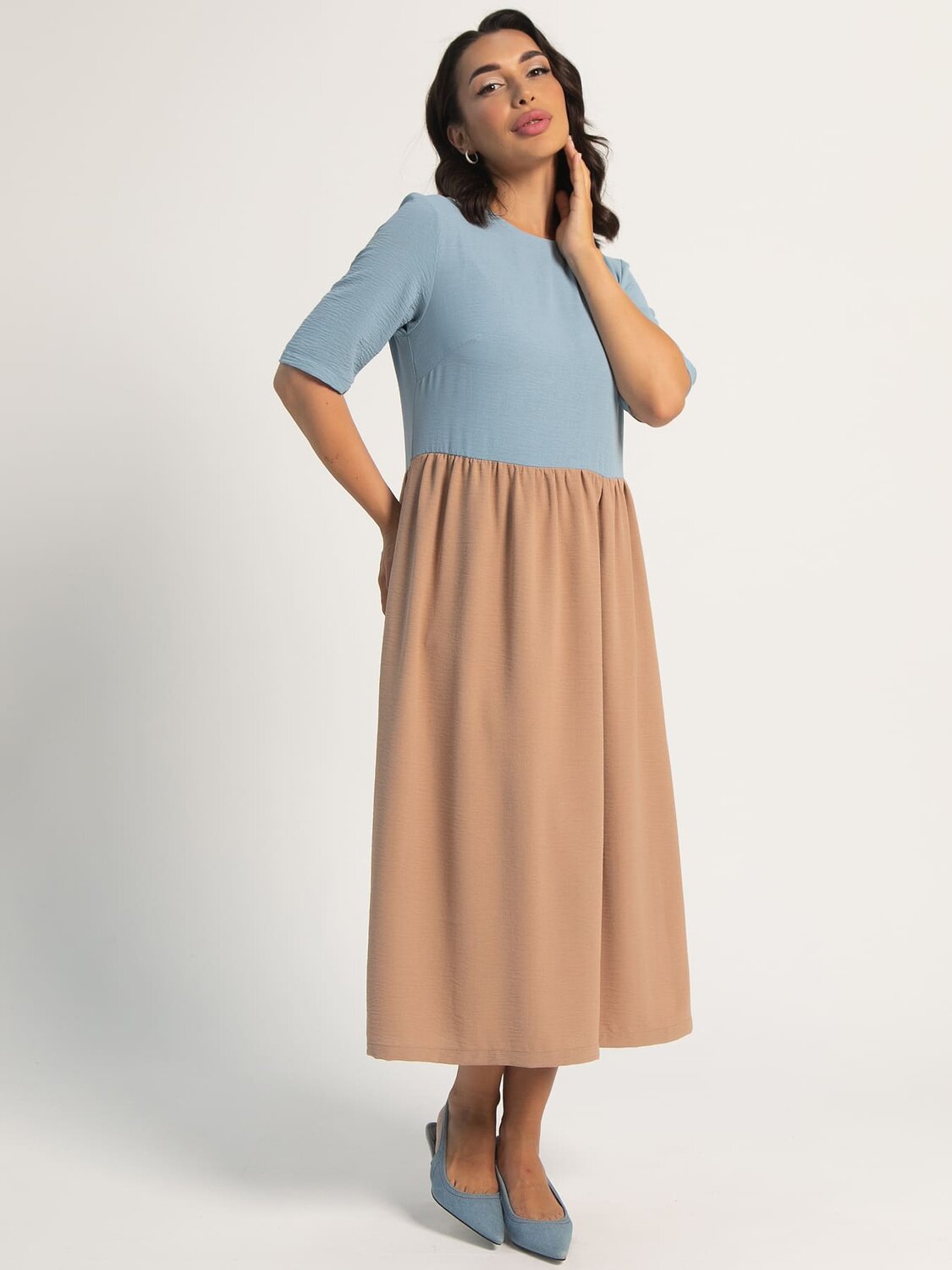 LT Collection Платье 599269 П16008-25М Бежевый