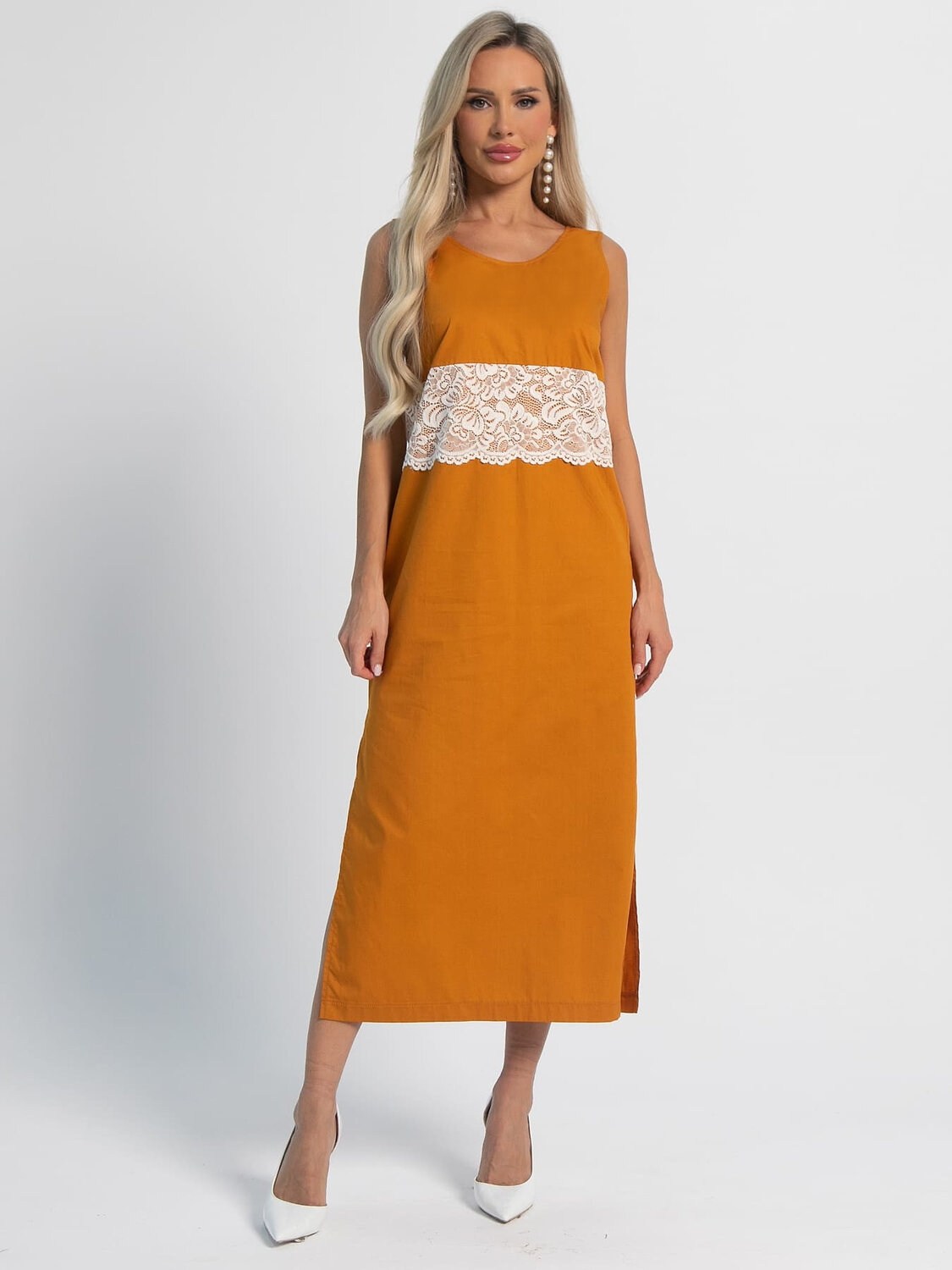 LT Collection Сарафан 599272 П16062-10М Горчица
