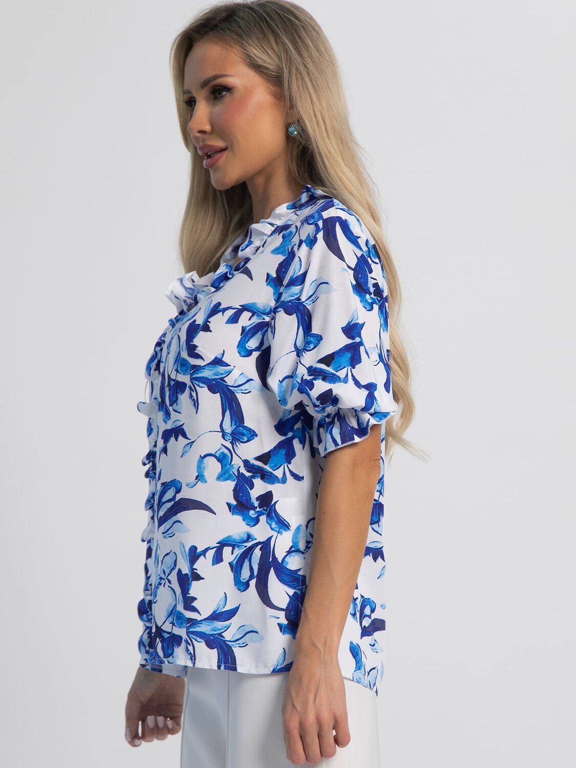 LT Collection Блуза 599284 Б16004-54М Белый