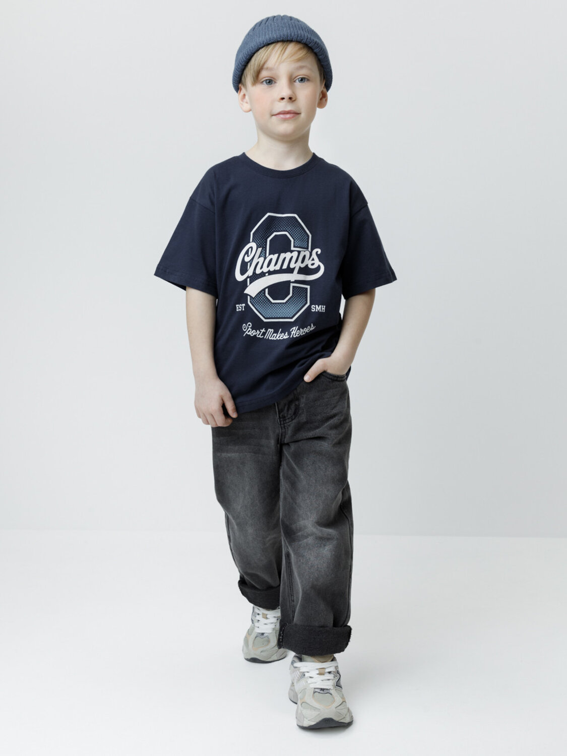 CROCKID Футболка 599533 КР 302981 темно-синий 