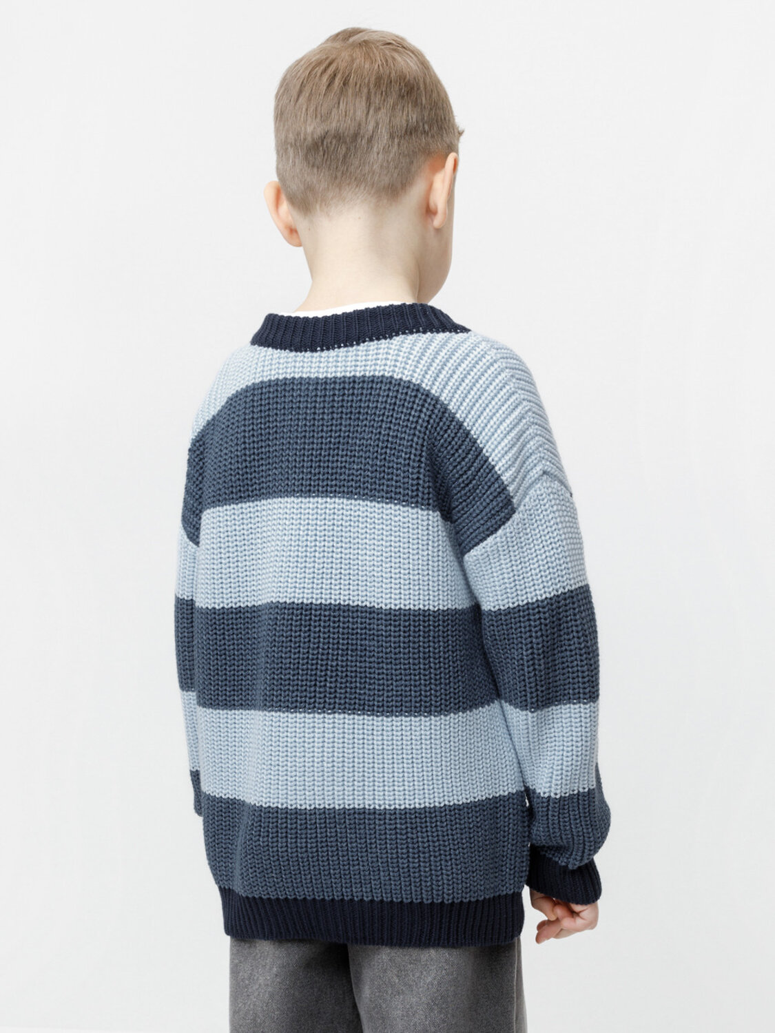 CROCKID Джемпер 599561 КВ 30174 джинсовый меланж, св.голубой