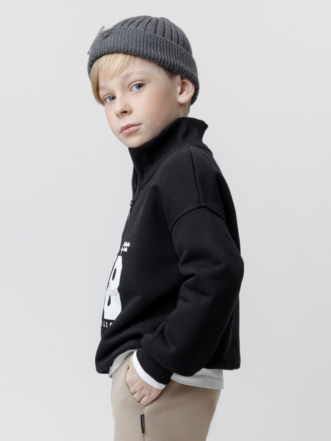 CROCKID Свитшот 599591 КР 303025-1 черный 