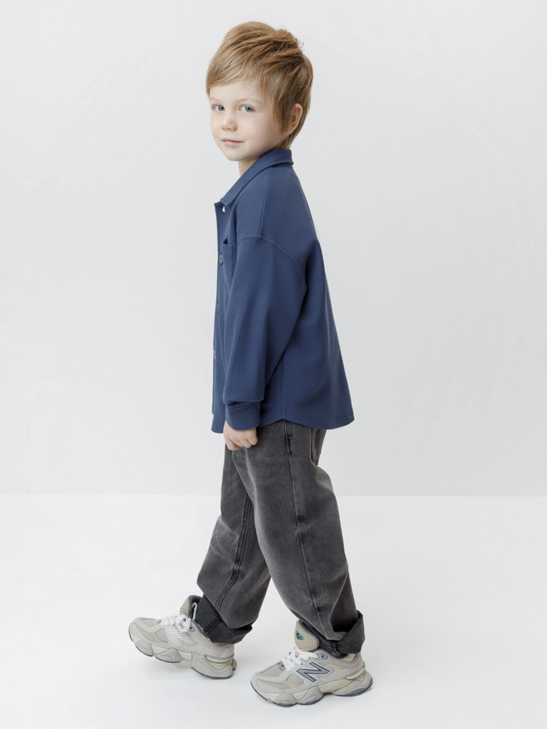 CROCKID Рубашка 599597 КР 302982 синий 