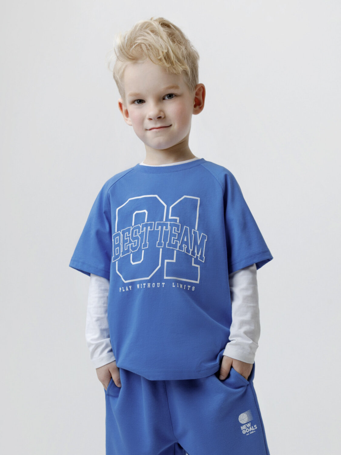 CROCKID Футболка 599633 КР 303026 синий 