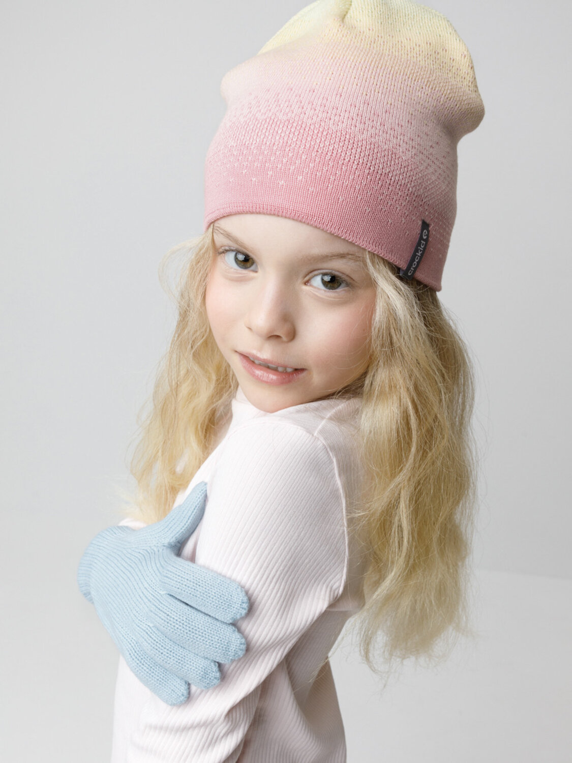 CROCKID Шапка 599786 КВ 20459 светлая мята, розовый