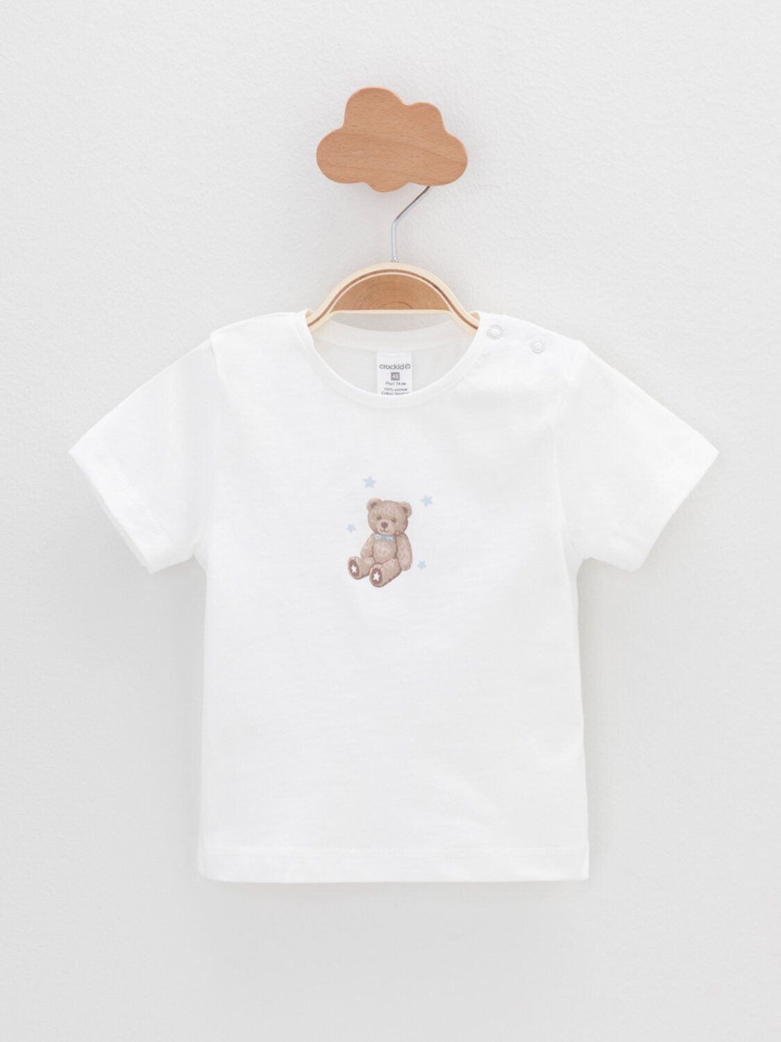 CROCKID Футболка 599840 К 302760-2уп бежевый , молочный