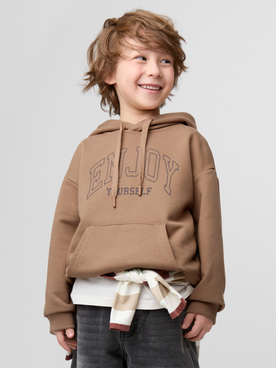 CROCKID Худи 599857 КР 303048 коричневый  