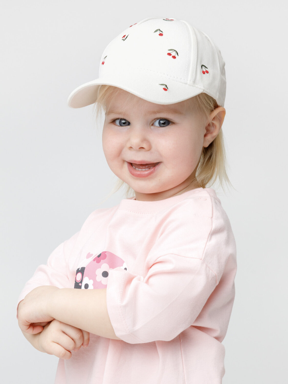 CROCKID Кепка 599873 ТК 80118 молочный, вишня