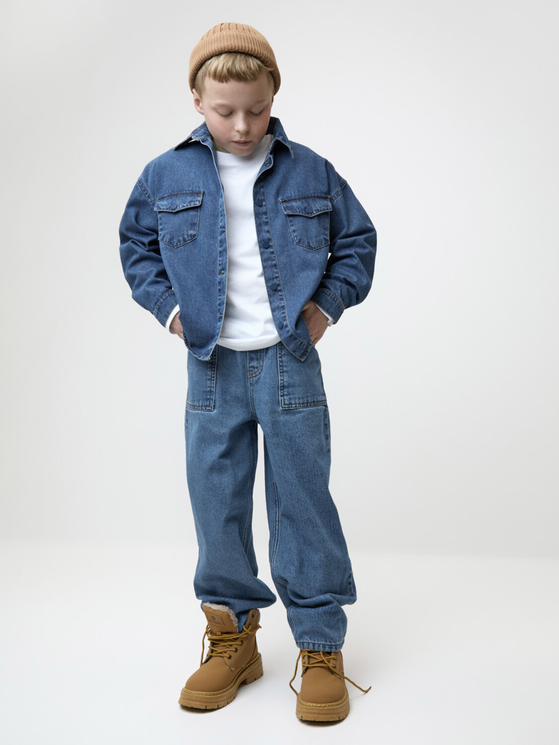 CROCKID Брюки 599883 ТК 46151 голубой
