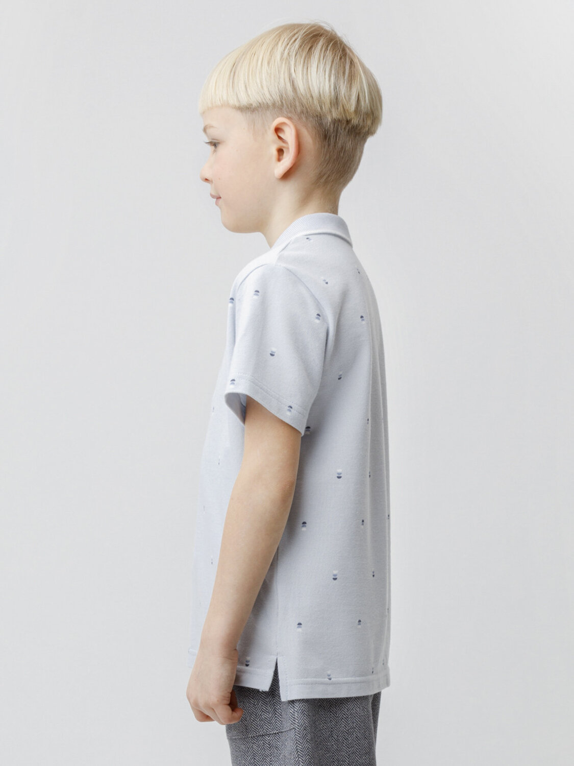 CROCKID Поло 599926 КР 302416-1 серо-голубой 