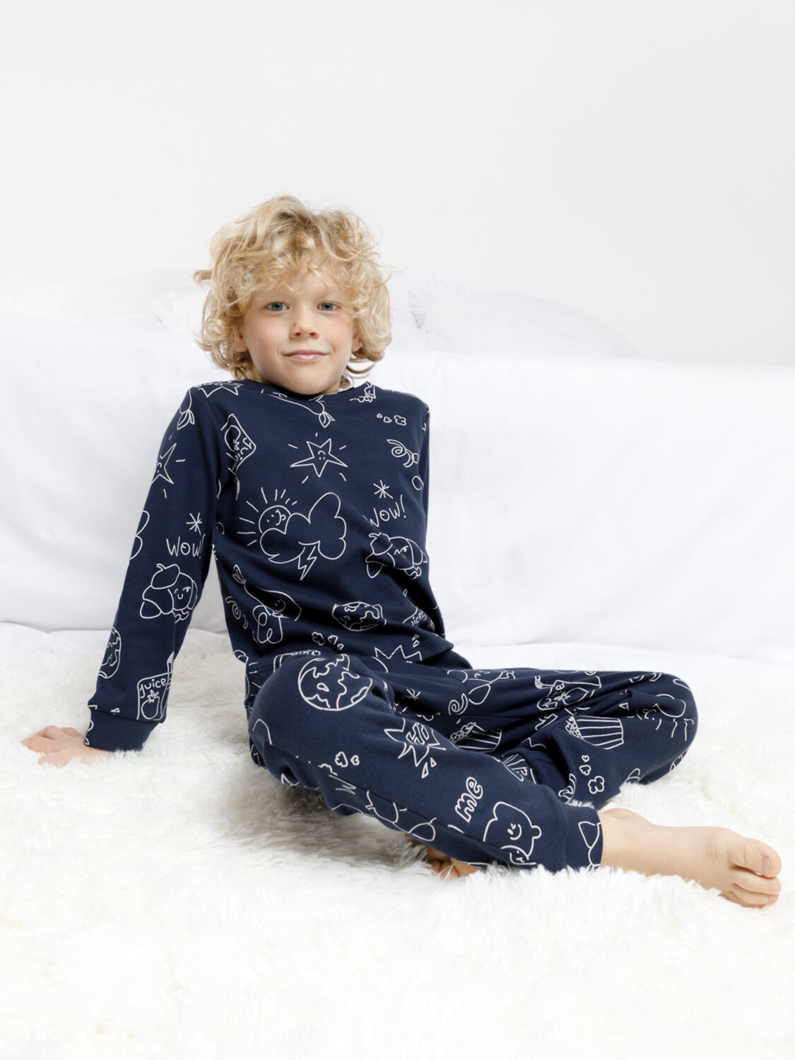 CROCKID Пижама 599958 МП 1681 синий
