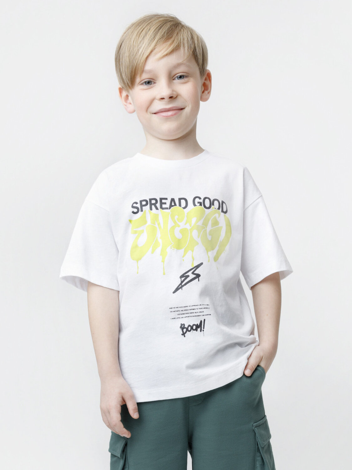 CROCKID Футболка 600060 КР 303024-1 белый 