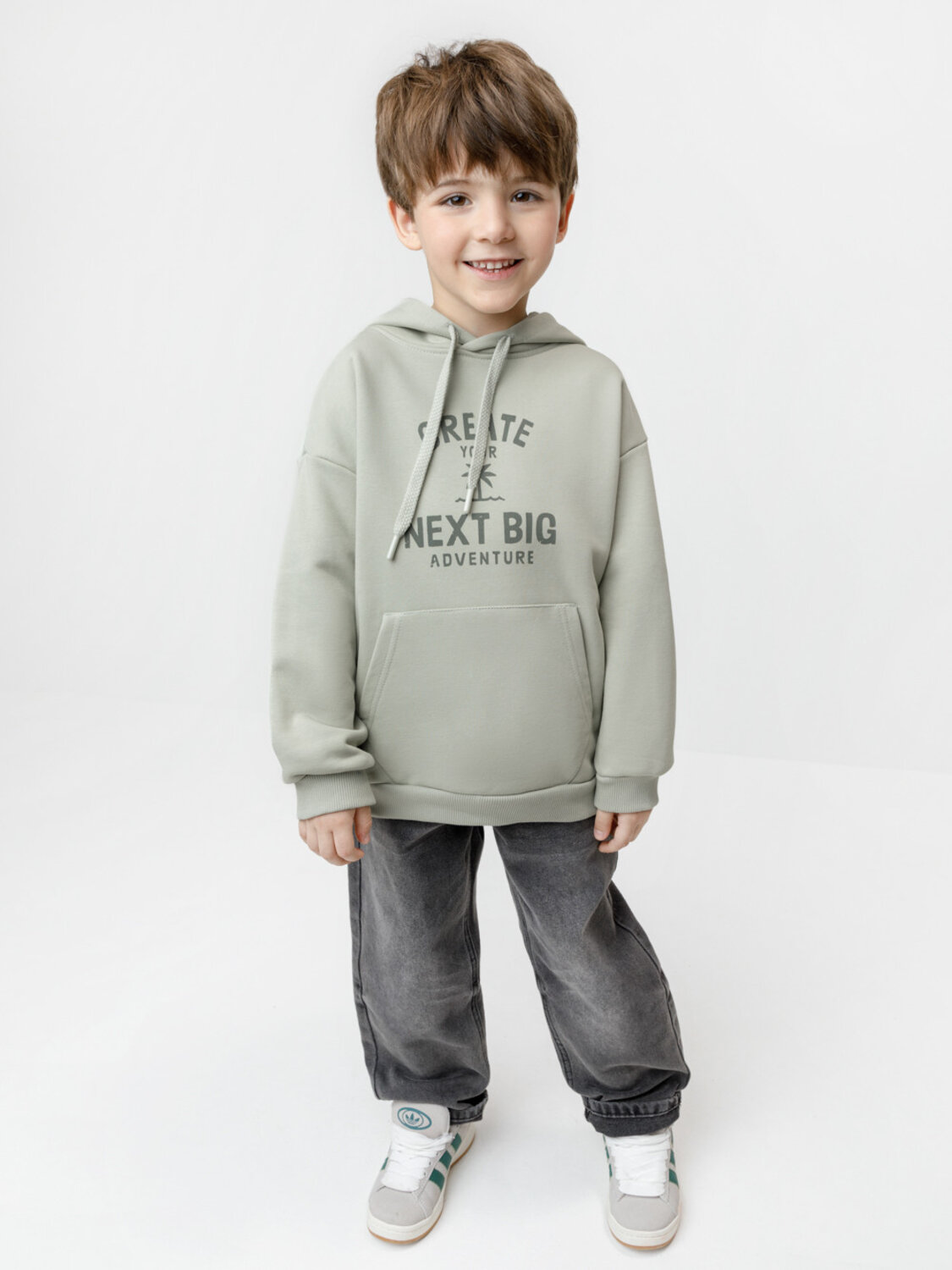 CROCKID Худи 600080 КР 303048 оливковый