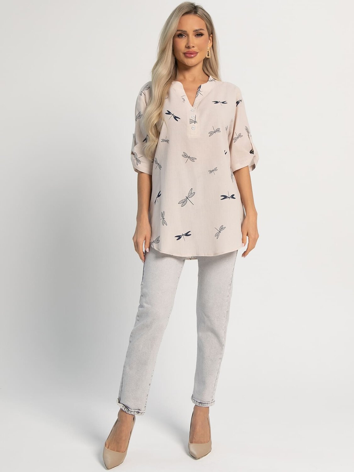 LT Collection Блуза 600397 Б15948-4М Бежевый