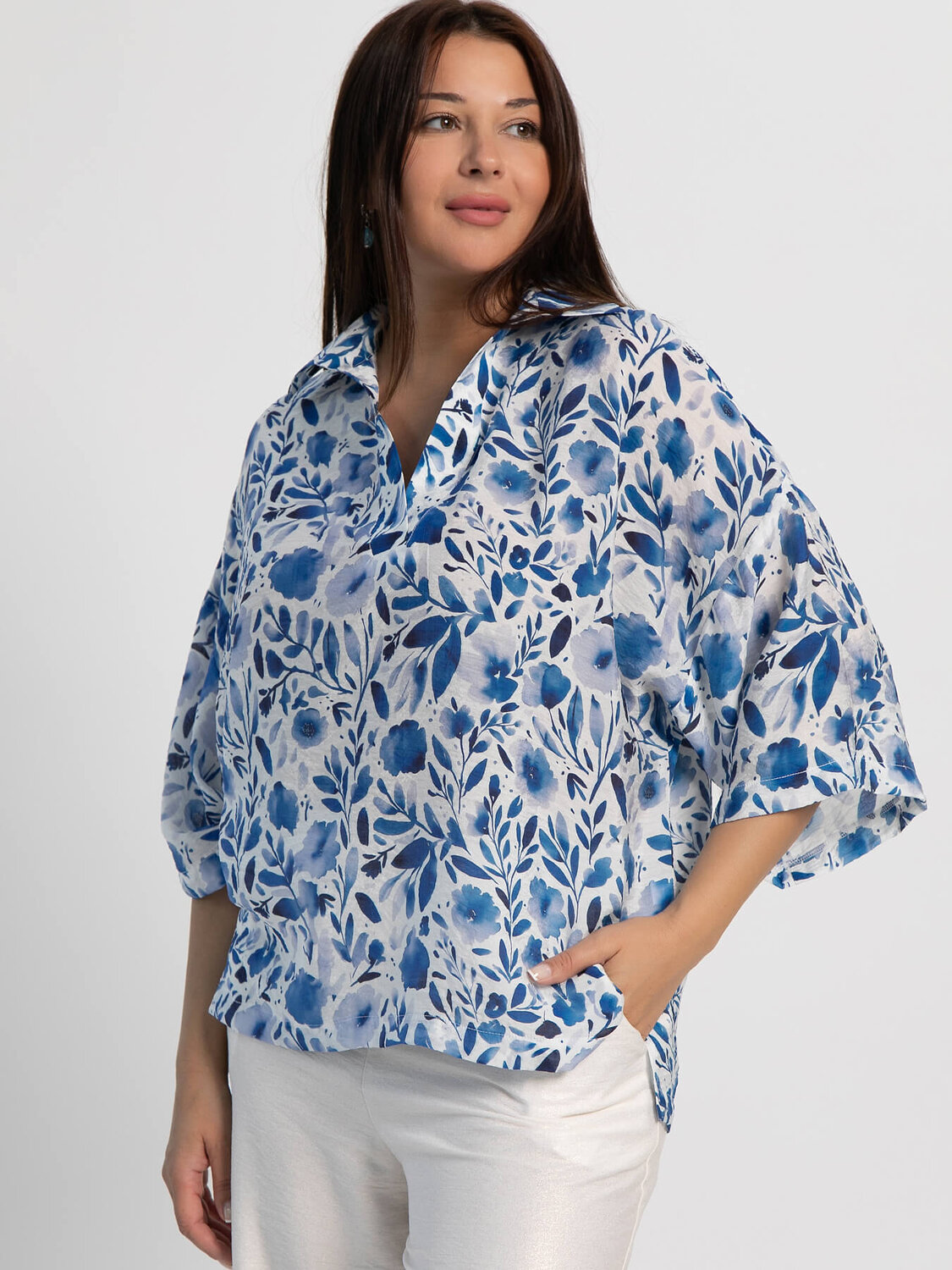 LT Collection Блуза 600407 Б16092-16М Белый