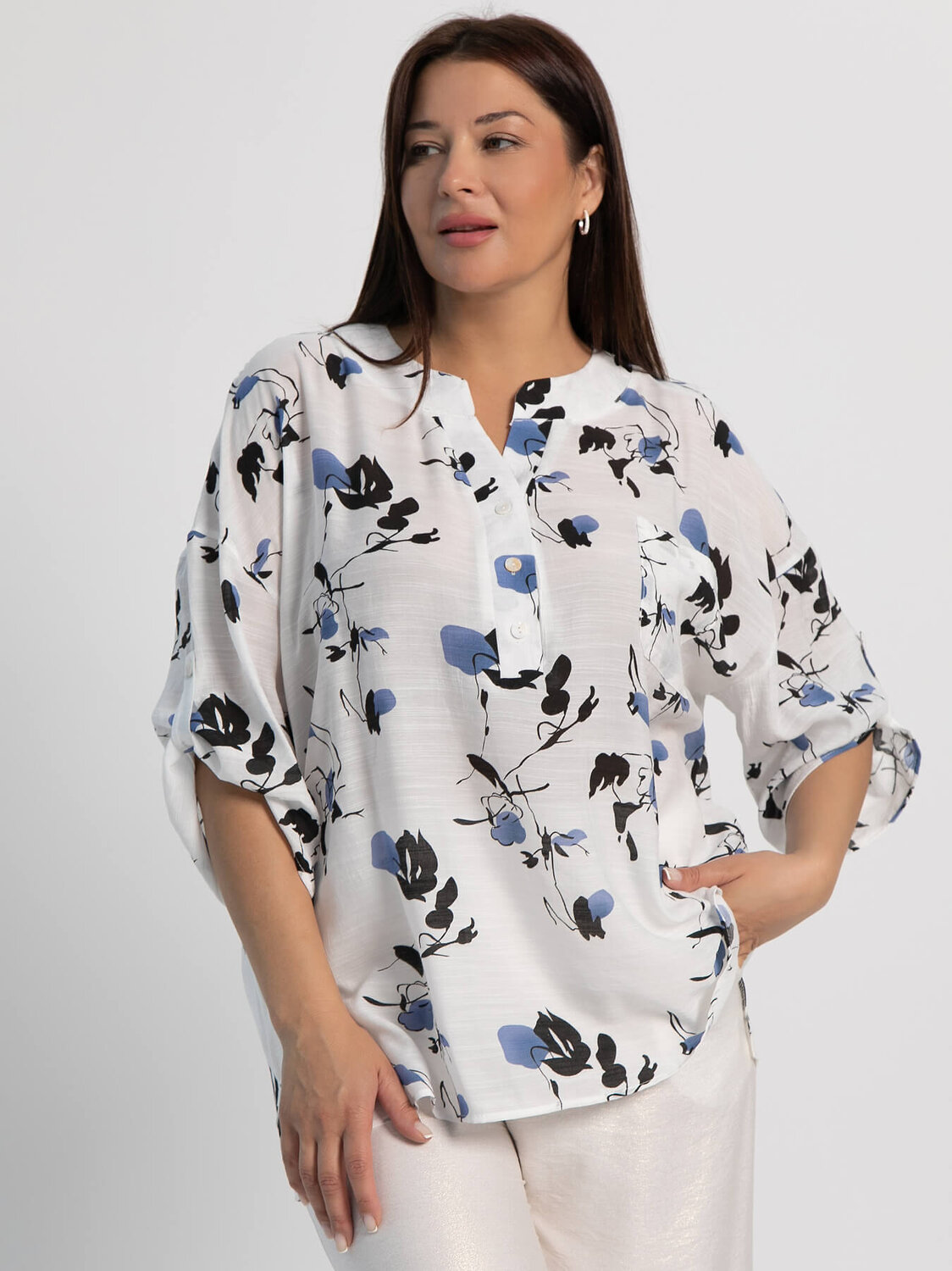 LT Collection Блуза 600410 Б16094-18М Белый