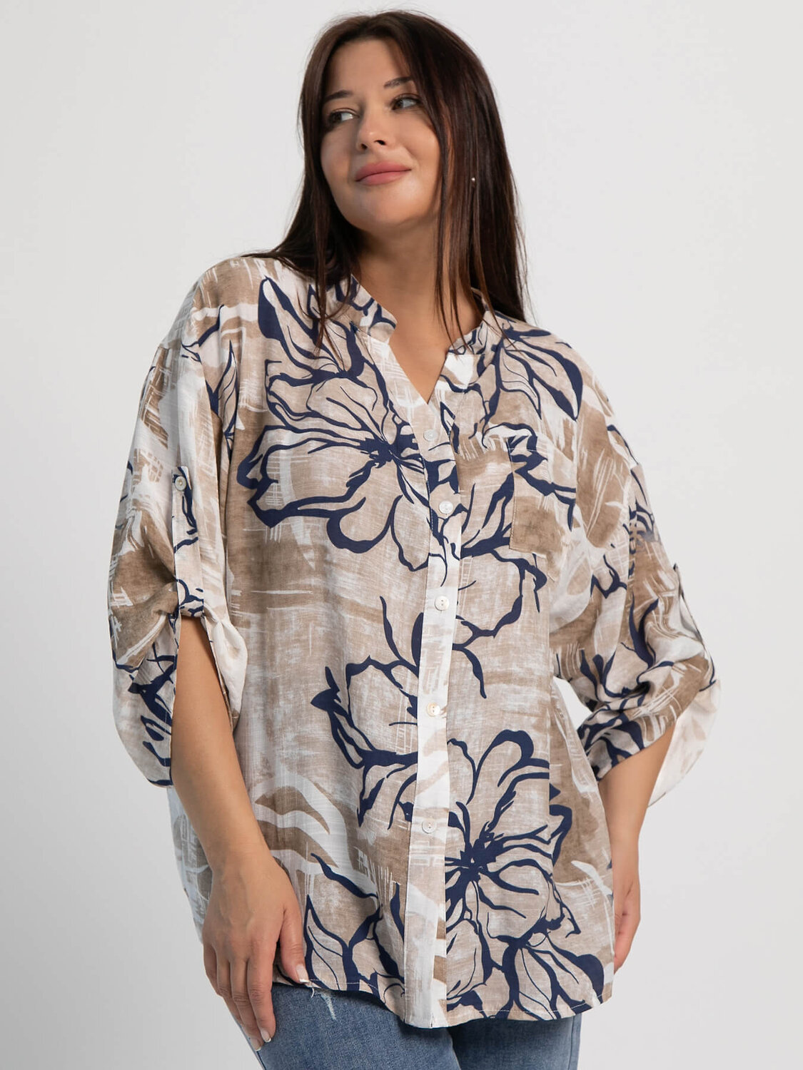 LT Collection Блуза 600411 Б16095-18М Бежевый