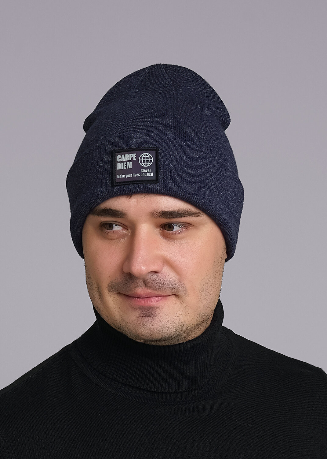 CLEVER Шапка 600582 433903вн синий