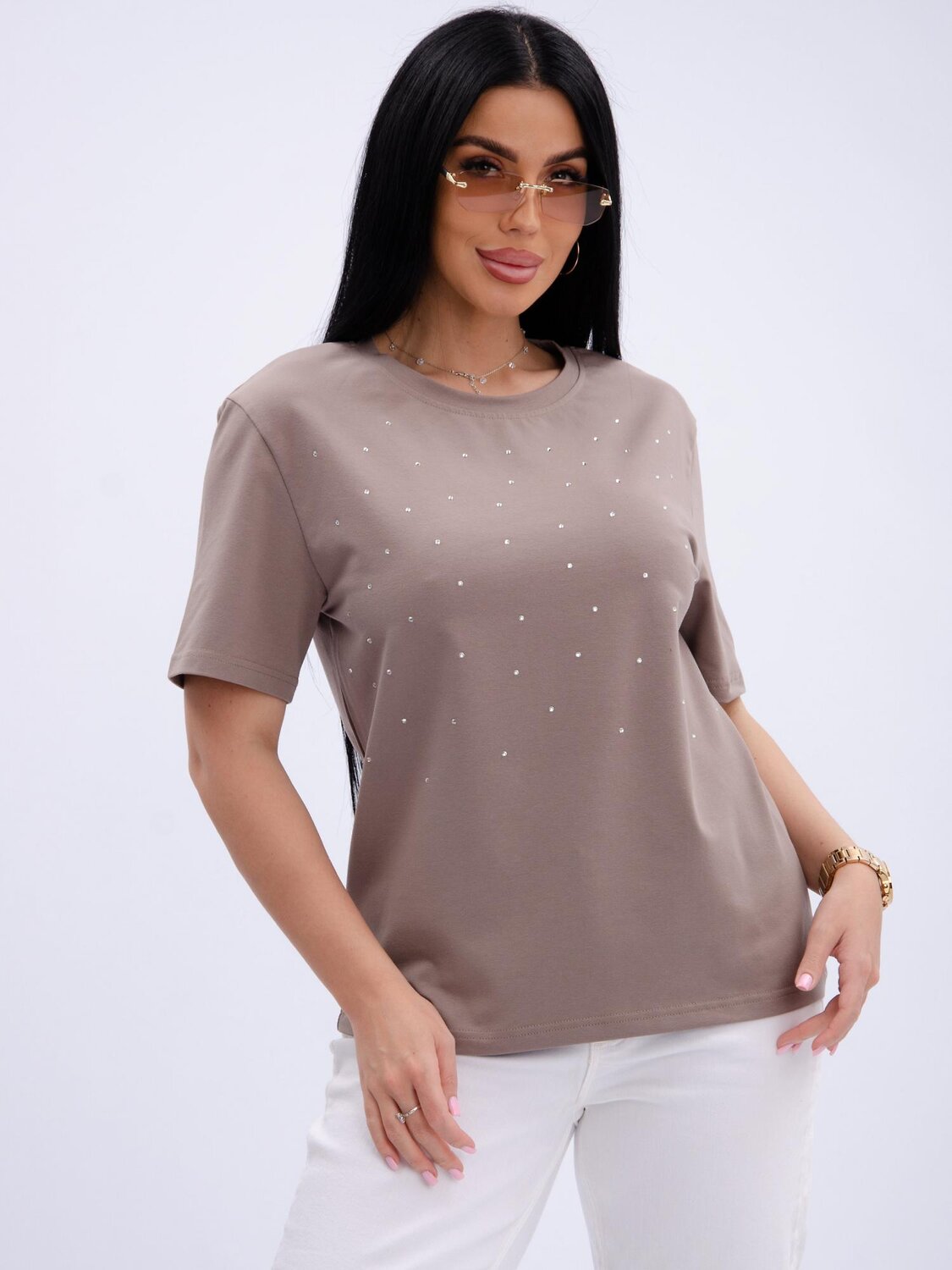 Malina Футболка 600653 ФЖ-45 мокко