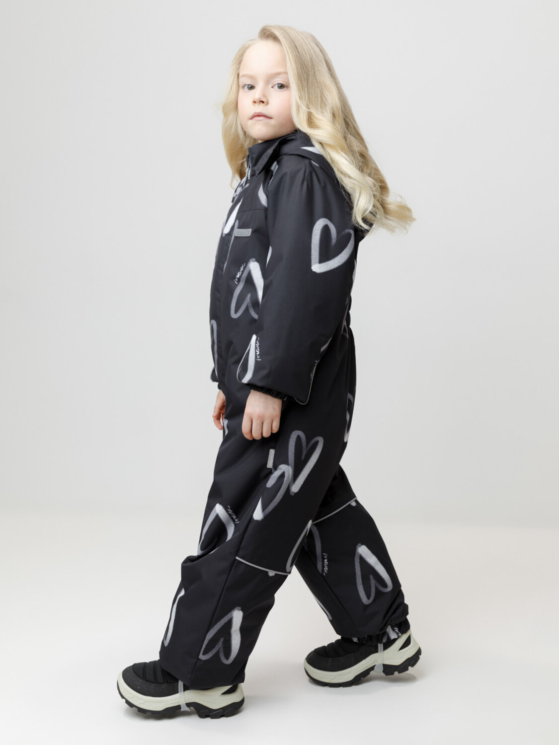 CROCKID Комбинезон 600833 ВК 60069/н/7 УЗГ черный, сердца