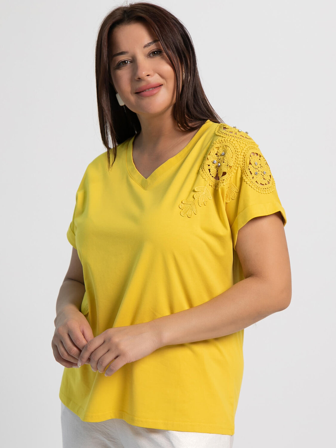LT Collection Блуза 601082 Б16089-20М Желтый