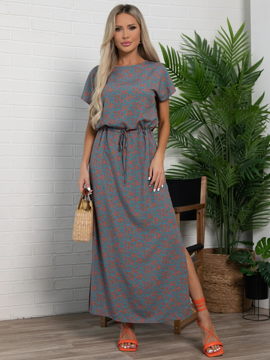 LT Collection Платье 601084 П16109-12М Голубой