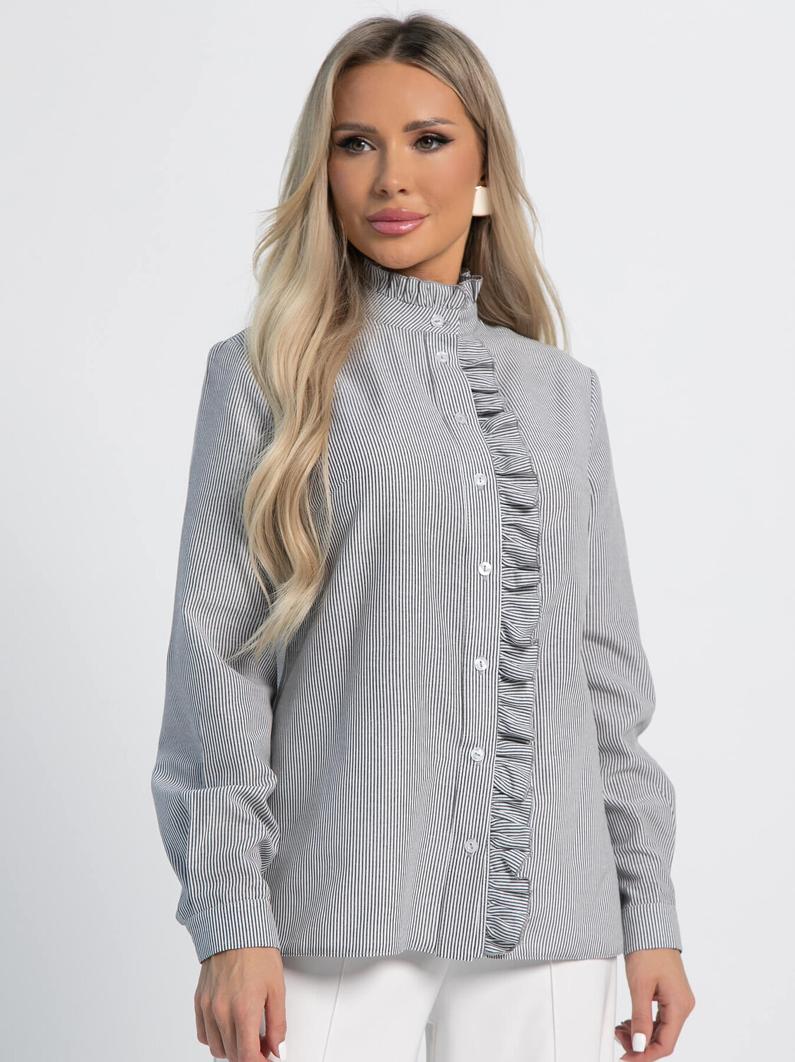 LT Collection Блуза 601089 Б16117-54М Серый