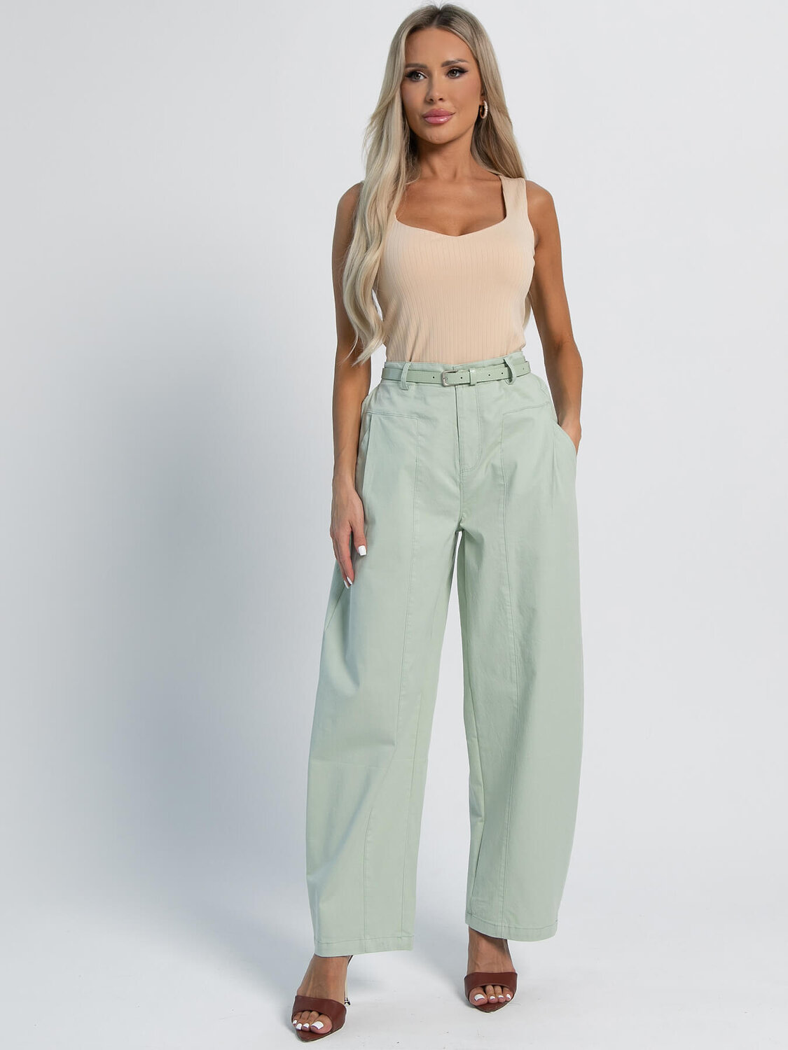 LT Collection Брюки 601095 Б16132-4М Зеленый