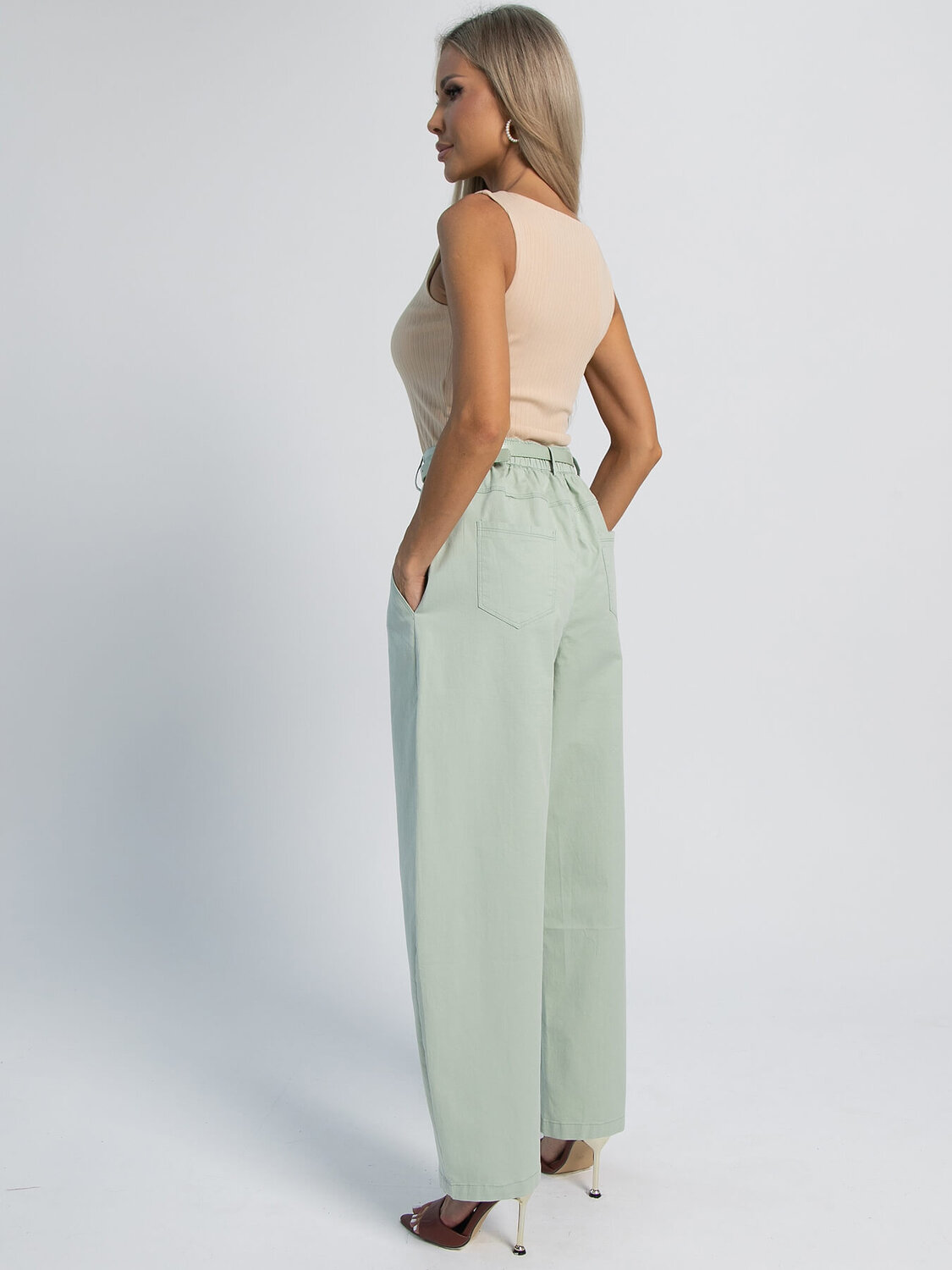 LT Collection Брюки 601095 Б16132-4М Зеленый