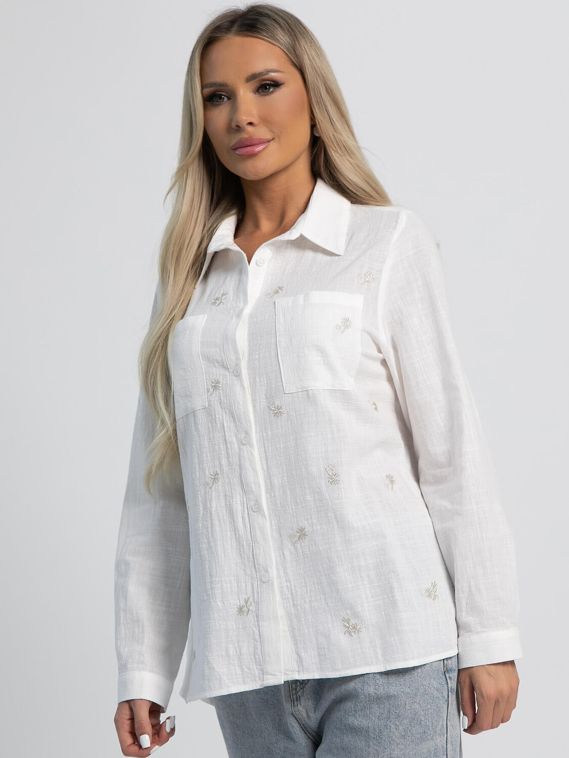 LT Collection Рубашка 601098 Б16130-4М Белый