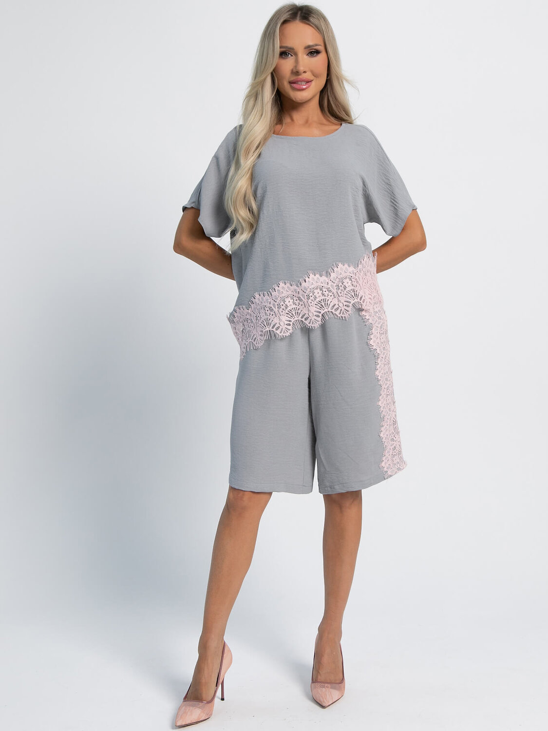 LT Collection Костюм 601103 К16148-30М Серый