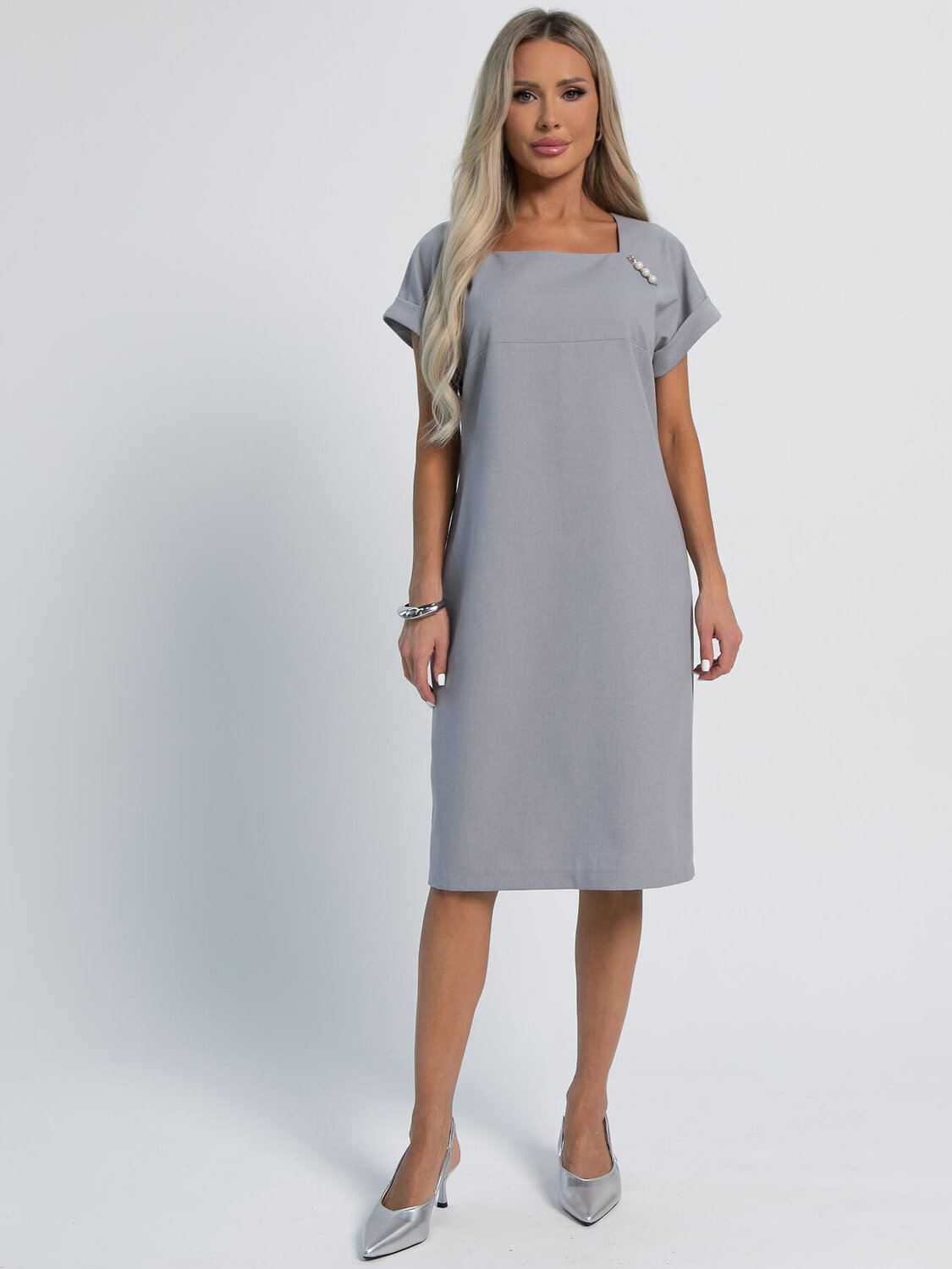LT Collection Платье 601105 П16155-19М Серый