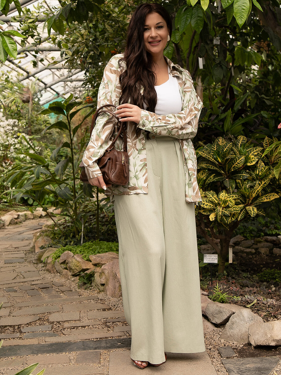 LT Collection Рубашка 601106 Б16161-1М Бежевый
