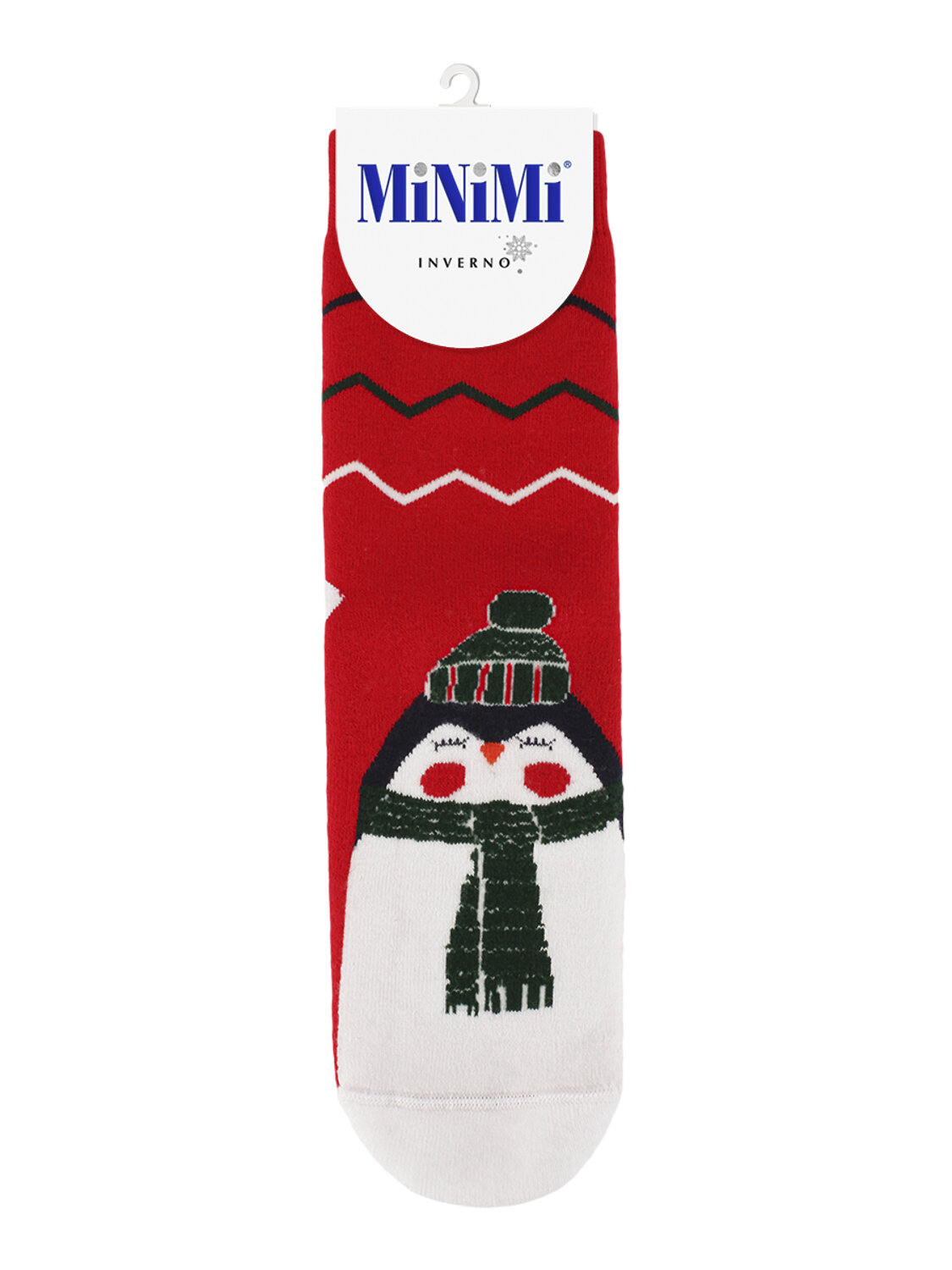 Minimi Носки 601272 MINI INVERNO 3300- 4 (шарфики) Rosso (Красный)