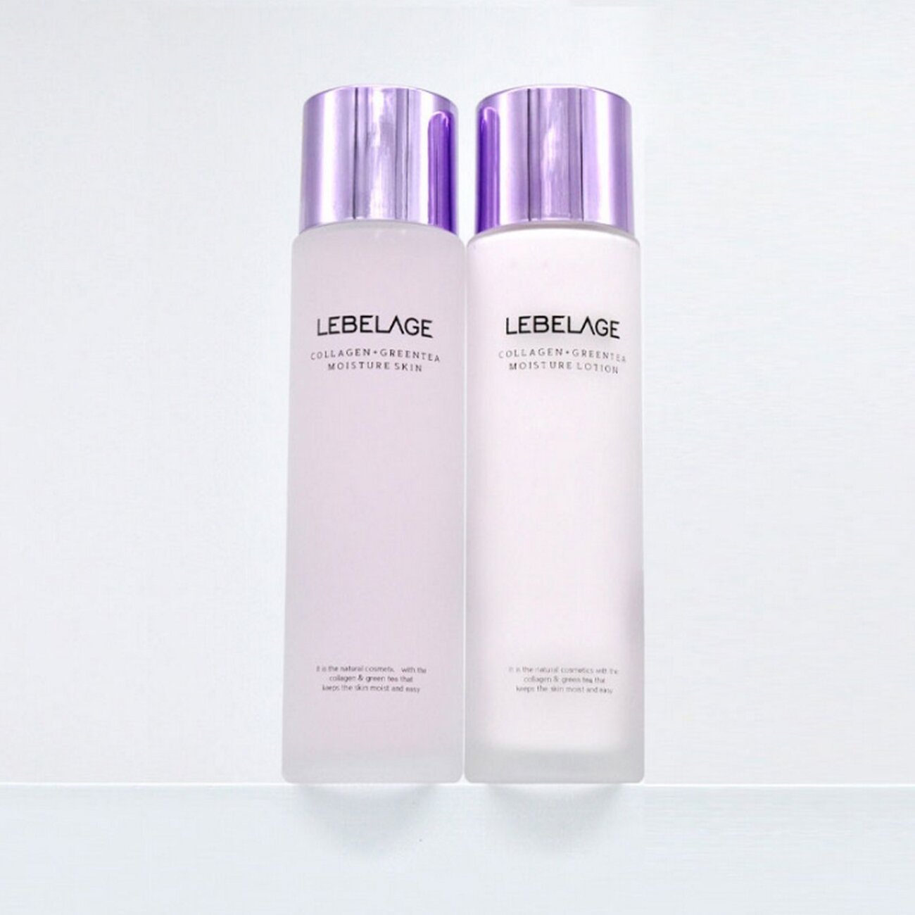 Lebelage Подарочный набор средств для лица с коллагеном и зеленым чаем / Collagen + Green Tea Moisture2 Set, 150 мл x 2, 30 мл x 2 601374 24080 