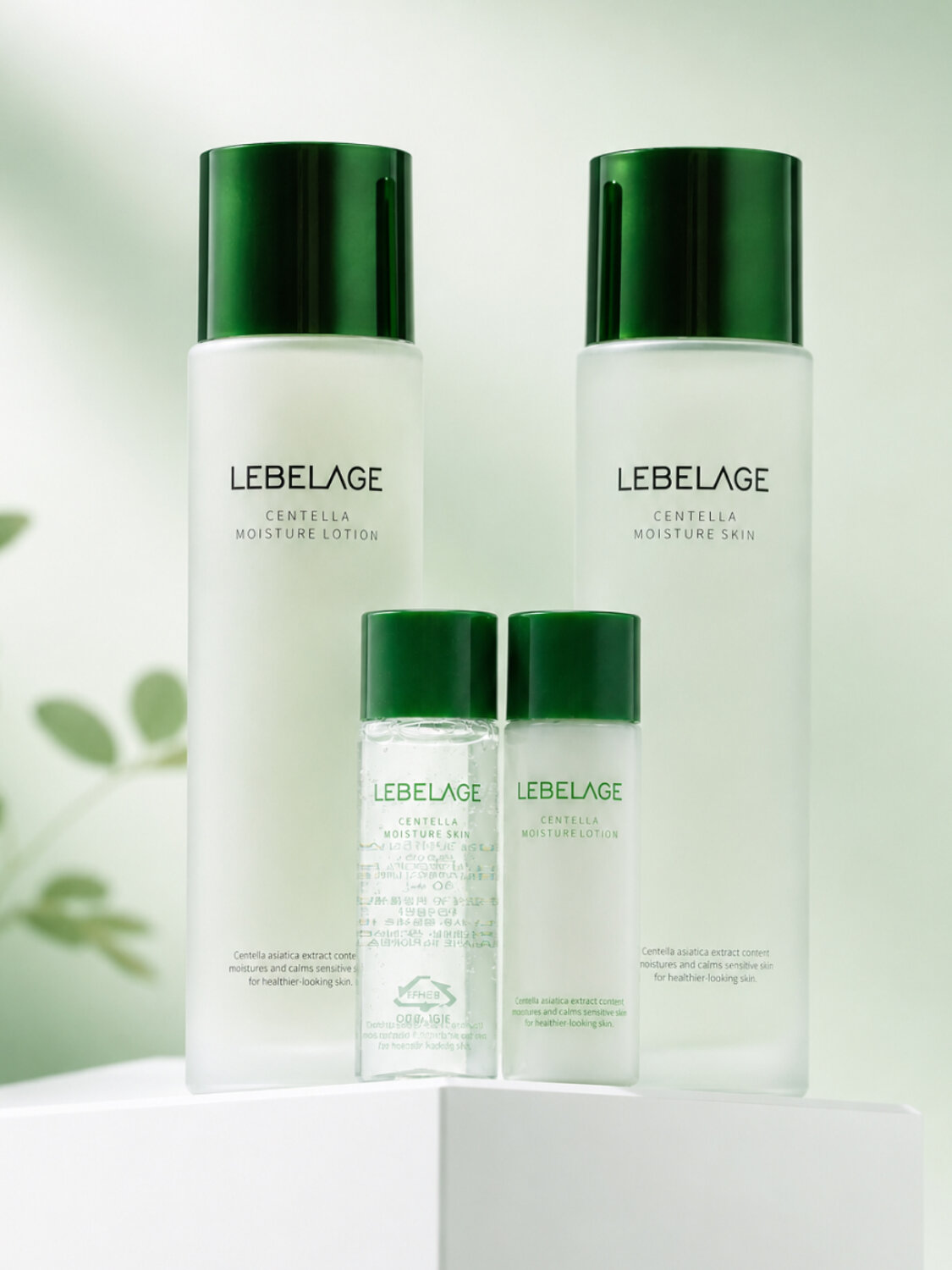 Lebelage Подарочный набор для лица с центеллой / Centella Moisture 2 Set (Тонер + Лосьон + Миниатюры), 150 мл x 2, 30 мл x 2 601380 28538 