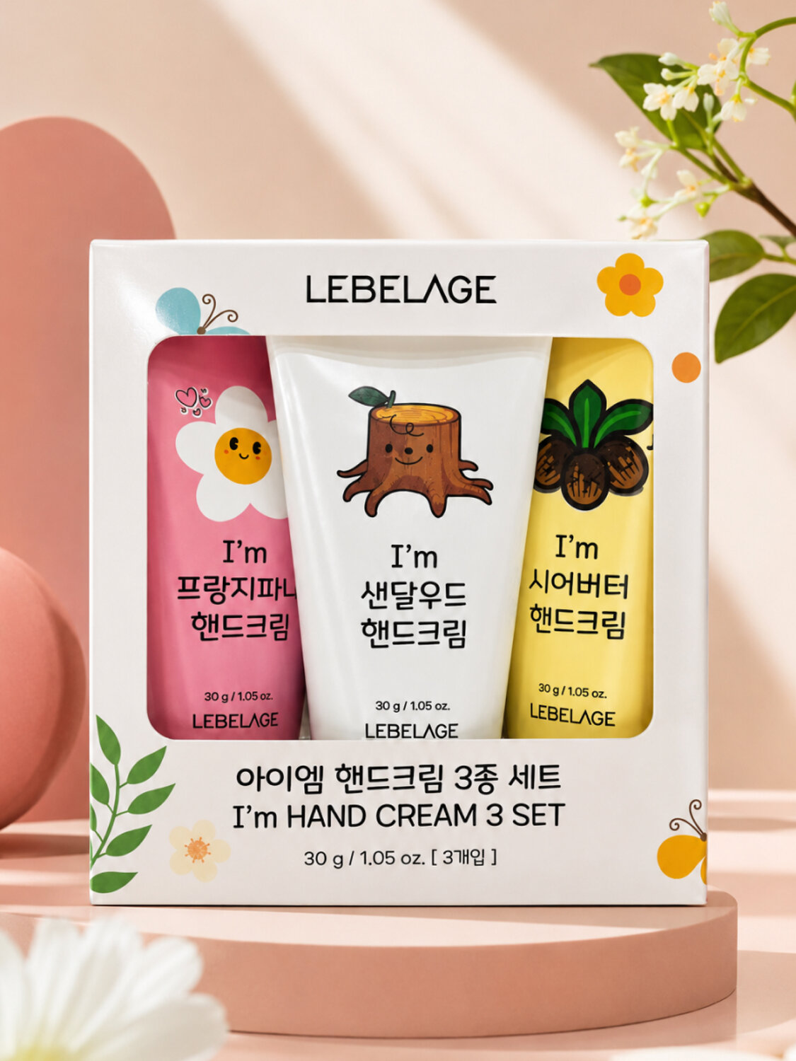 Lebelage Набор парфюмированных кремов для рук / I'm Hand Cream, 3 шт. x 30 г 601381 28539 