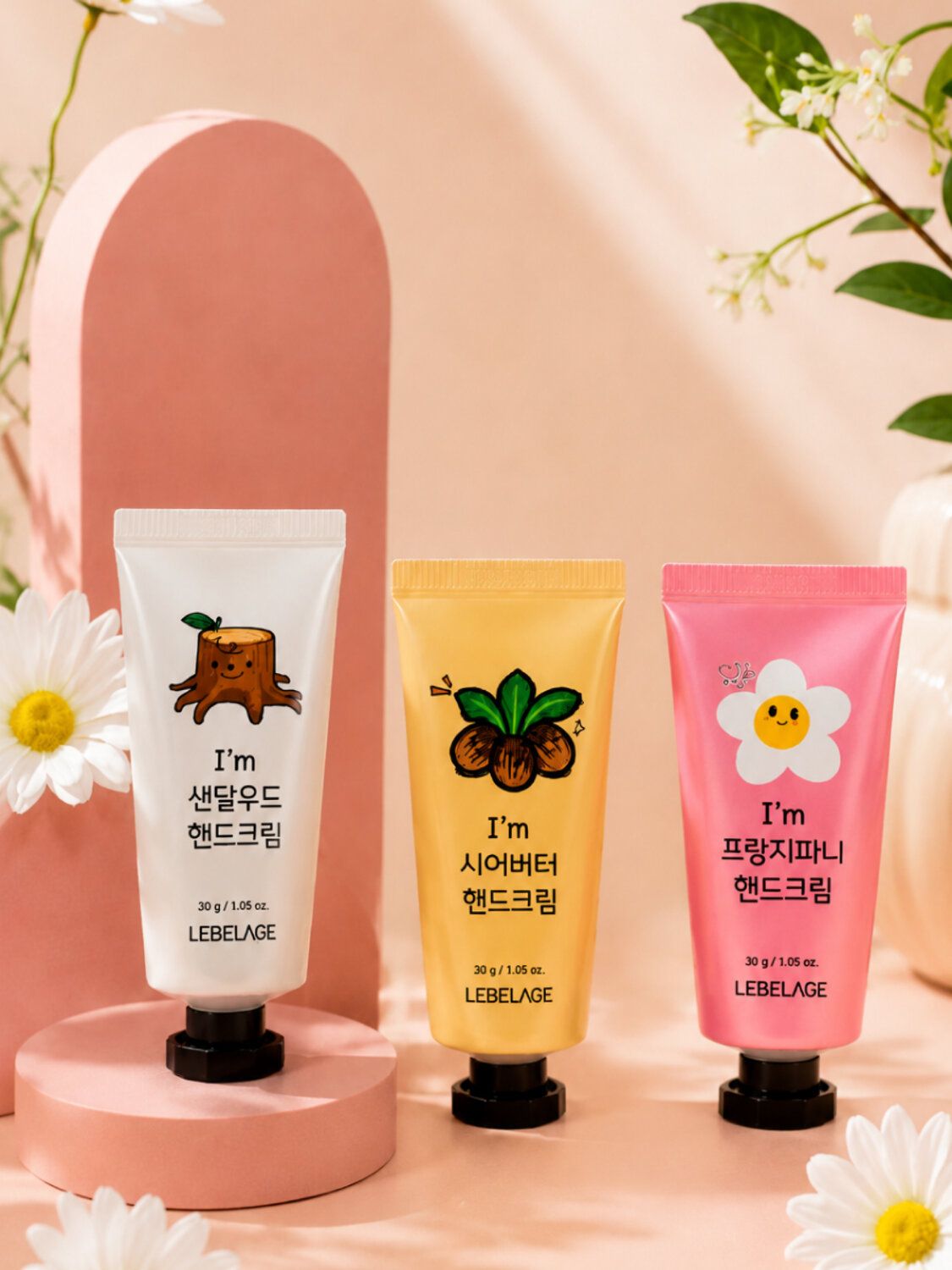 Lebelage Набор парфюмированных кремов для рук / I'm Hand Cream, 3 шт. x 30 г 601381 28539 