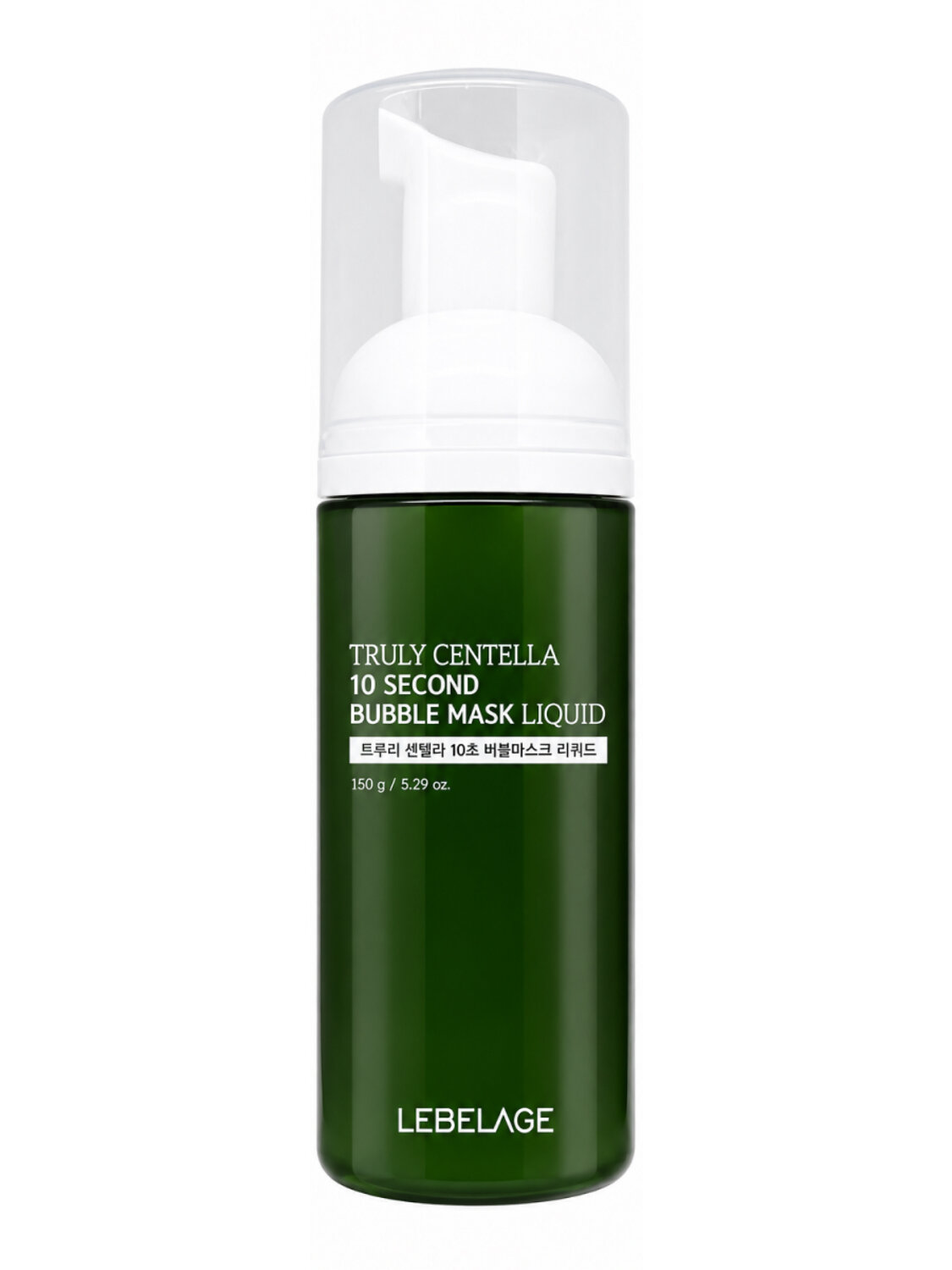 Lebelage Пузырьковый тонер-маска для лица с центеллой / Truly Centella 10Second Bubble Mask Liquid, 150 г 601383 28542 
