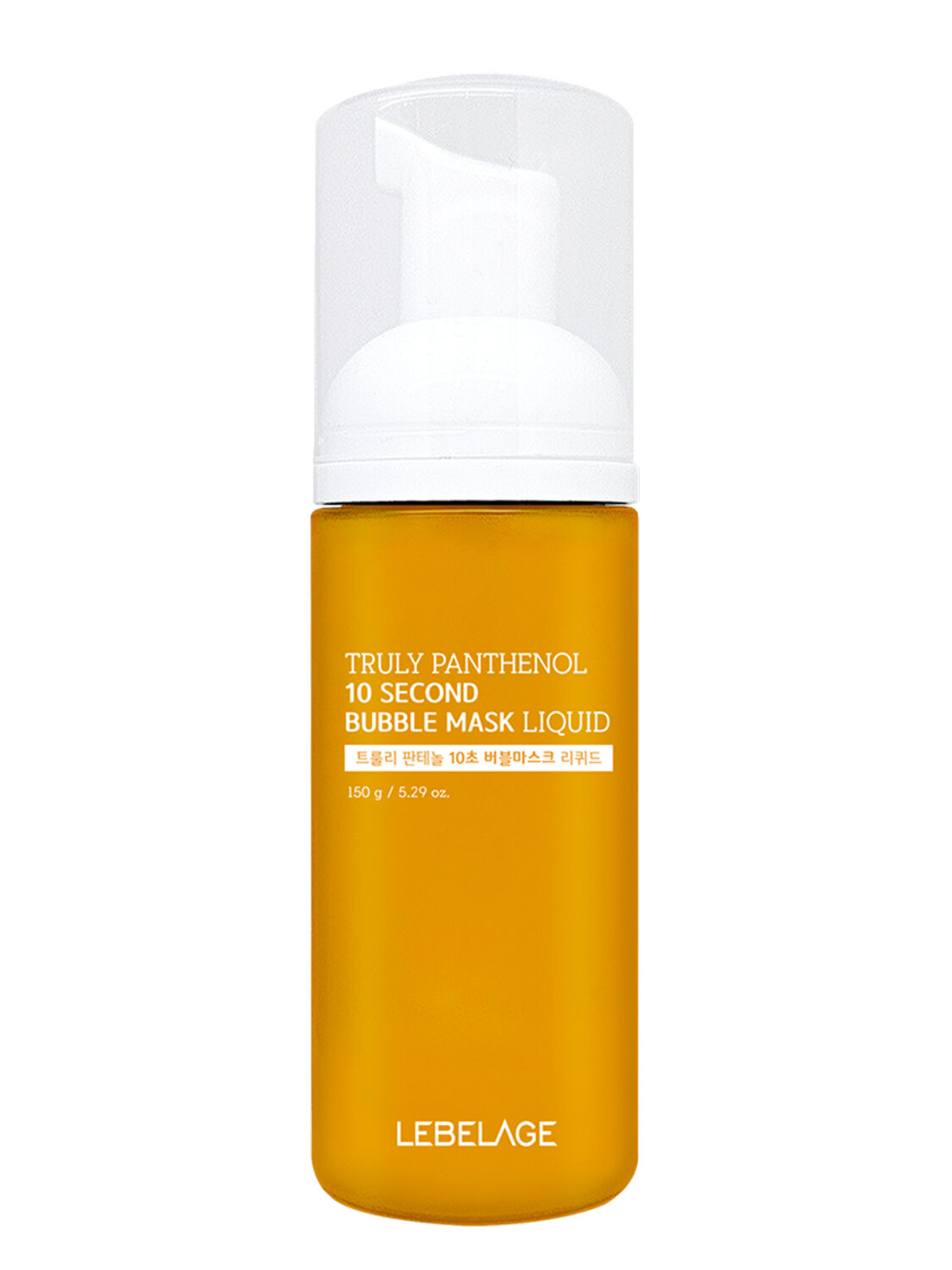 Lebelage Пузырьковый тонер-маска для лица с пантенолом / Truly Panthenol 10 Second Bubble Mask, 150 г 601384 28543 