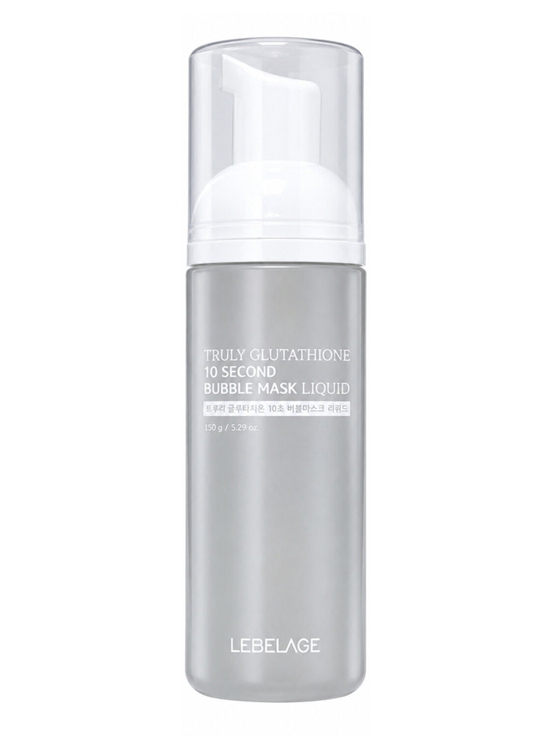 Lebelage Пузырьковый тонер-маска для лица с глутатионом / Truly Glutathione 10 Second Bubble Mask Liquid, 150 г 601385 28540 