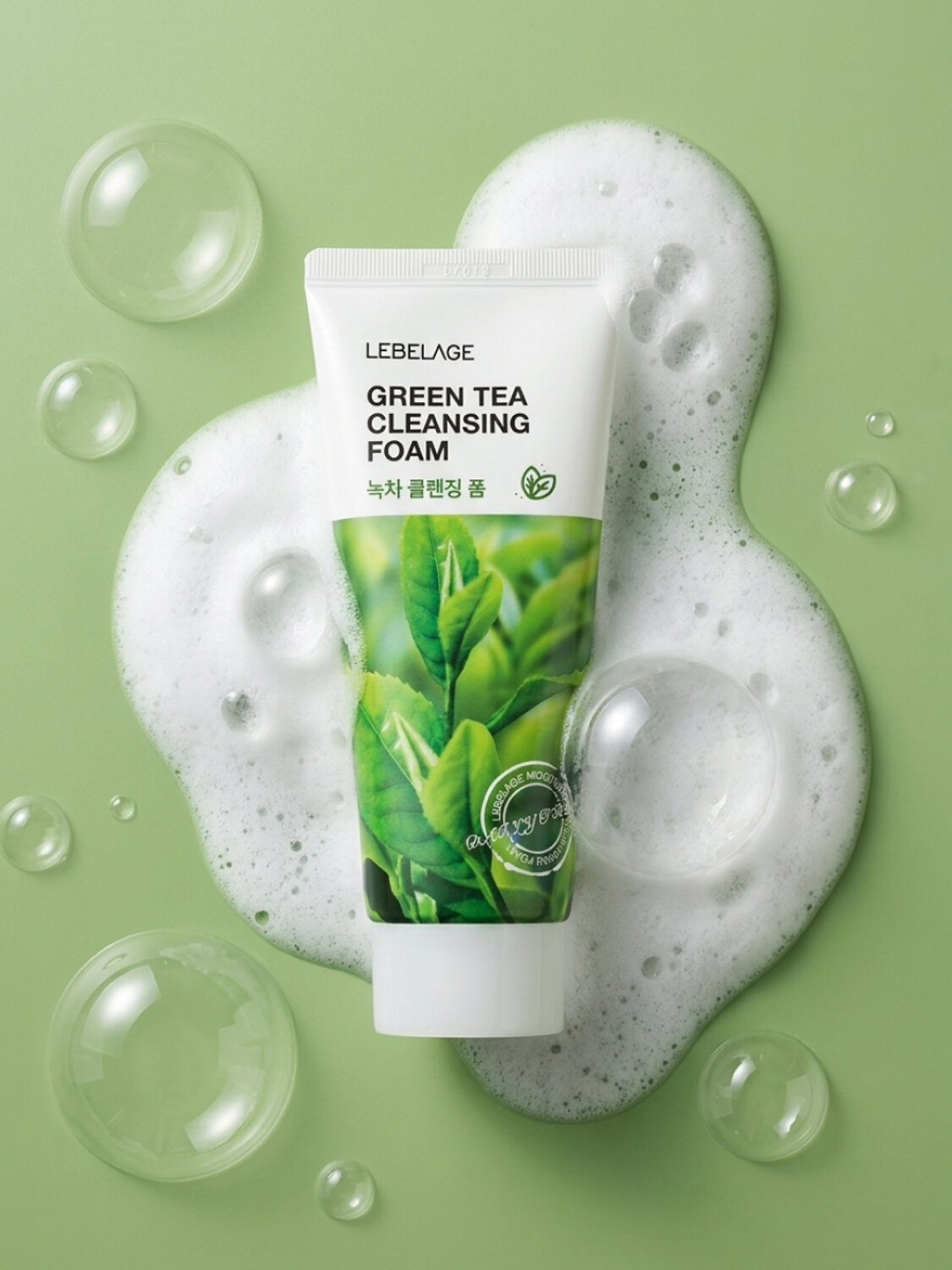 Lebelage Очищающая пенка для лица с экстрактом зеленого чая / Green Tea Cleansing Foam, 100 мл 601386 28548 